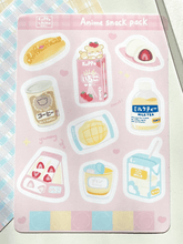 Kuppochino Cafe Anime Snack Pack Sheet