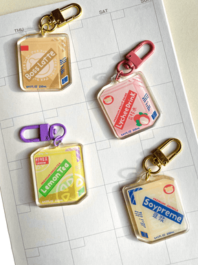 Kuppochino Cafe Asian Drinks Keyring