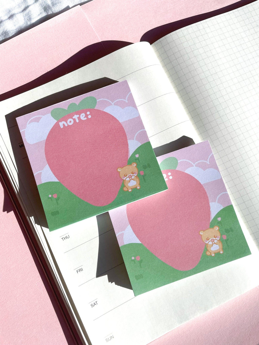 Pin by Capuccino☕️ on Post it  Memo pad design, Kawaii stationery, Memo  paper