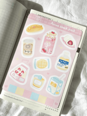 Kuppochino Cafe Anime Snack Pack Sheet