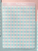 Kuppochino Cafe Icecream (Pink/Blue) Plaid Polco Sheet