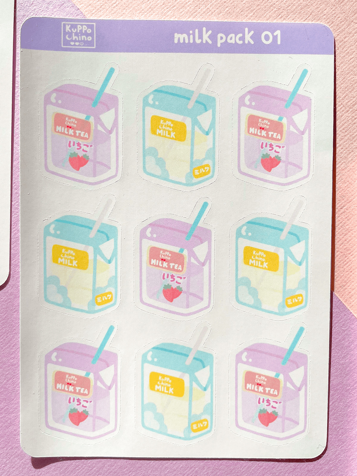 Kuppochino Cafe Milk Pack 01 Sheet